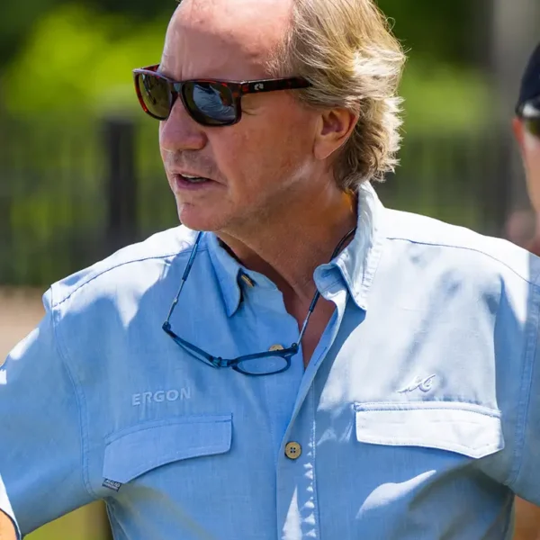 Robert Lampton outside on a sunny day